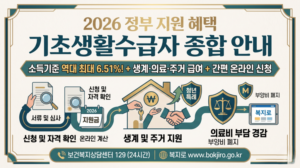 기초생활수급자 종합 안내 이미지